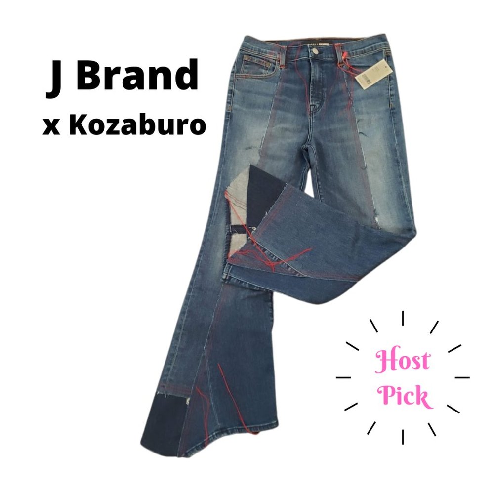 NEW J Brand xKozaburo Jolene Mysticism Flare Jeans - Picture 2 of 16